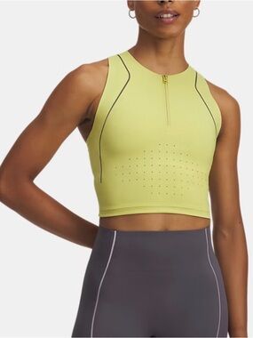 Under Armour UA Halo Run Tank Green XS NWT
